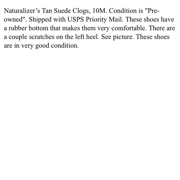 Aerosoles Tan Suede Clogs, 10M - Picture 9 of 9